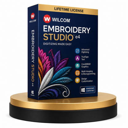 Wilcom e4.2 Embroidery Software Lifetime License (Instant Download)